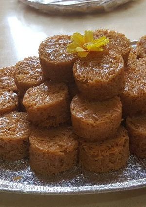 صورة لوصفة كنافة بالحليب المركز 😋