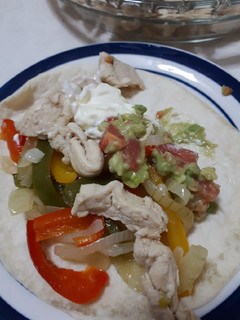 Una foto de Fajitas light con mi receta