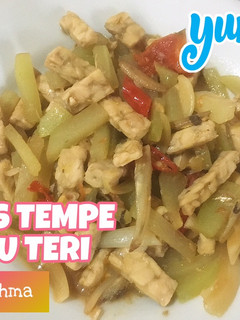 Foto resep Tumis Tempe Labu Teri
