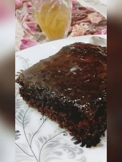صورة لوصفة كيكة شوكولاته بالصوص