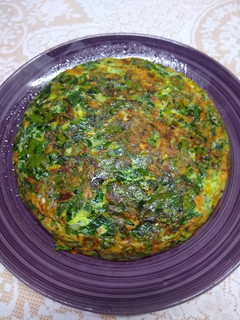 Una foto de Tortilla de espinacas