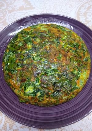 Una foto de Tortilla de espinacas