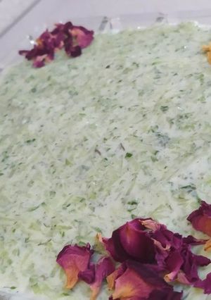 عکسی از دستور سالاد خیار و ماست