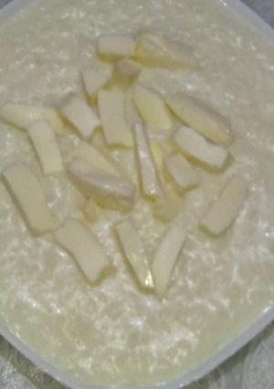 صورة لوصفة رز بالحليب وجبن