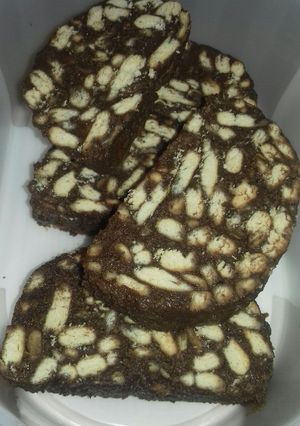 Keksz szalámi 😍 recept fotója