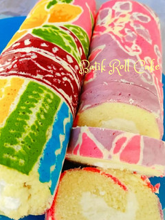Foto resep Batik roll cake