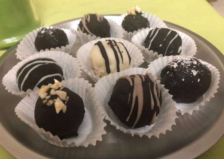 Simple Way to Make Ultimate Chocolate peanut butter truffles