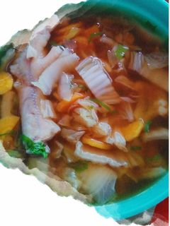Foto resep Sop "sapuwo" (sawi putih wortel)