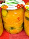 Цукини в остром соусе. Прекрасная закуска на зиму | Zucchini in spicy sauce. Snack for winter