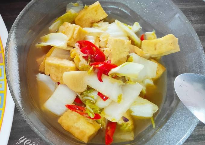 Resep Tumis Tahu Sawi Putih Oleh Yessy Kanta Cookpad