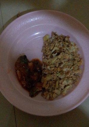 Foto resep Bekal Diet #3: Nasi Goreng Lada Hitam Imitasi