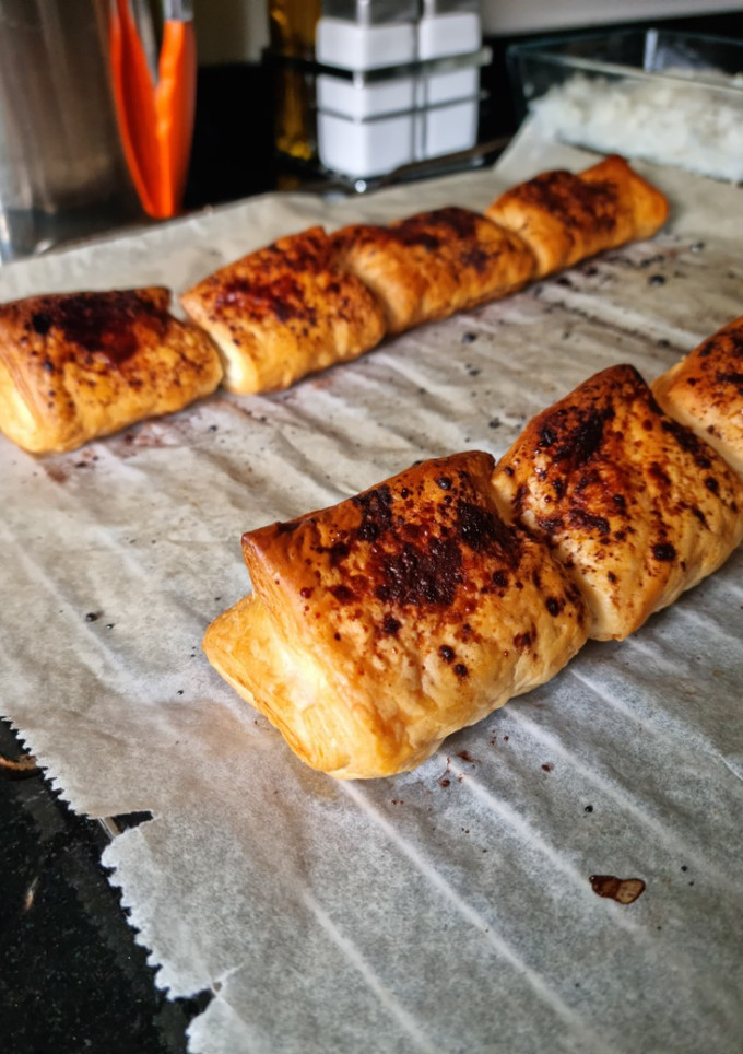Una foto de Napolitanas de chocolate!