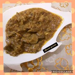 A picture of Mutton Handi.
