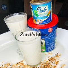 A picture of Coconut milk🥥🥛.