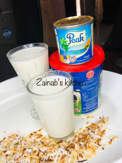 A picture of Coconut milk🥥🥛.