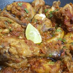 A picture of Fried chicken karhai.