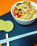 Noodles vegetal pad thai