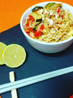 Una foto de Noodles vegetal pad thai