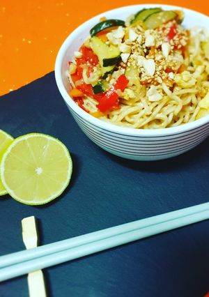 Una foto de Noodles vegetal pad thai