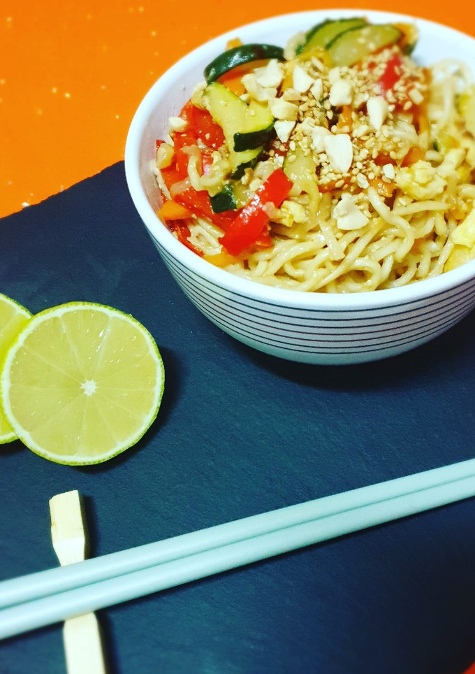 Una foto de Noodles vegetal pad thai