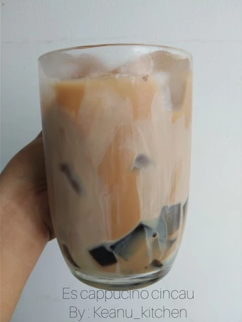 Cara Mudah Membikin Resep 113. Es cappucino cincau yang Sempurna Anti Ribet, Sempurna
