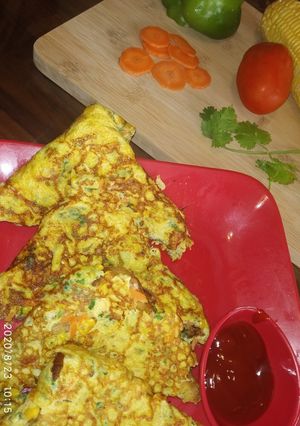 ব্রেড ওমলেট স্যান্ডউইচ(bread omelette sandwich recipe in bengali) রেসিপির প্রধান ছবি
