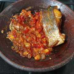 A picture of Sambal Gami Ikan Patin.