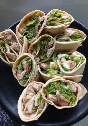 Foto resep Salad Wrap Summer Caesar ala2 salad stop