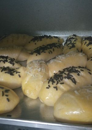 Foto resep Roti isi pisang coklat keju