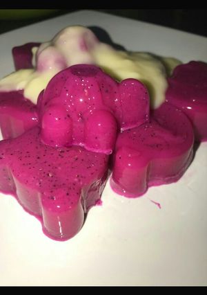 Foto resep Puding Buah Naga