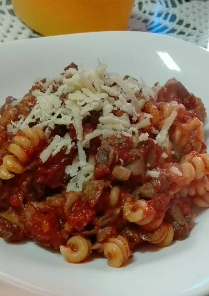 Una foto de Pasta Arrabiata Light