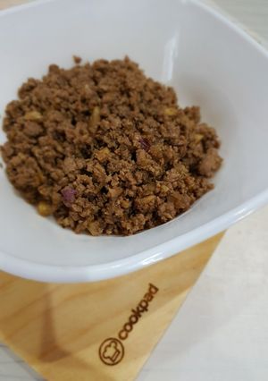 Foto resep Tumis daging giling untuk topping pizza
