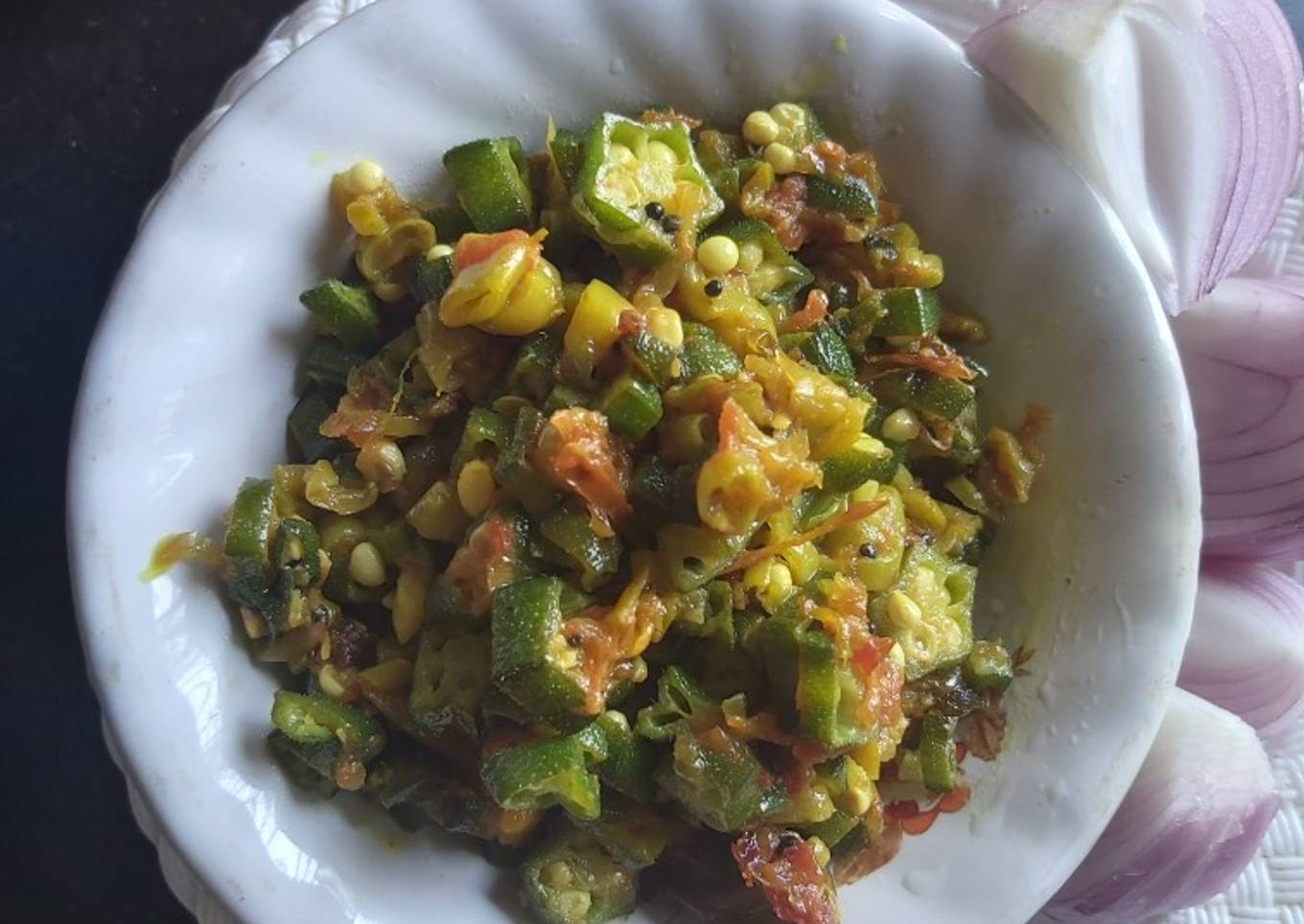Beans Bhindi Mix