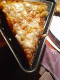 Pizza de harina integral y harina común