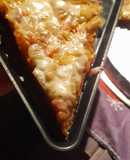 Pizza de harina integral y harina común