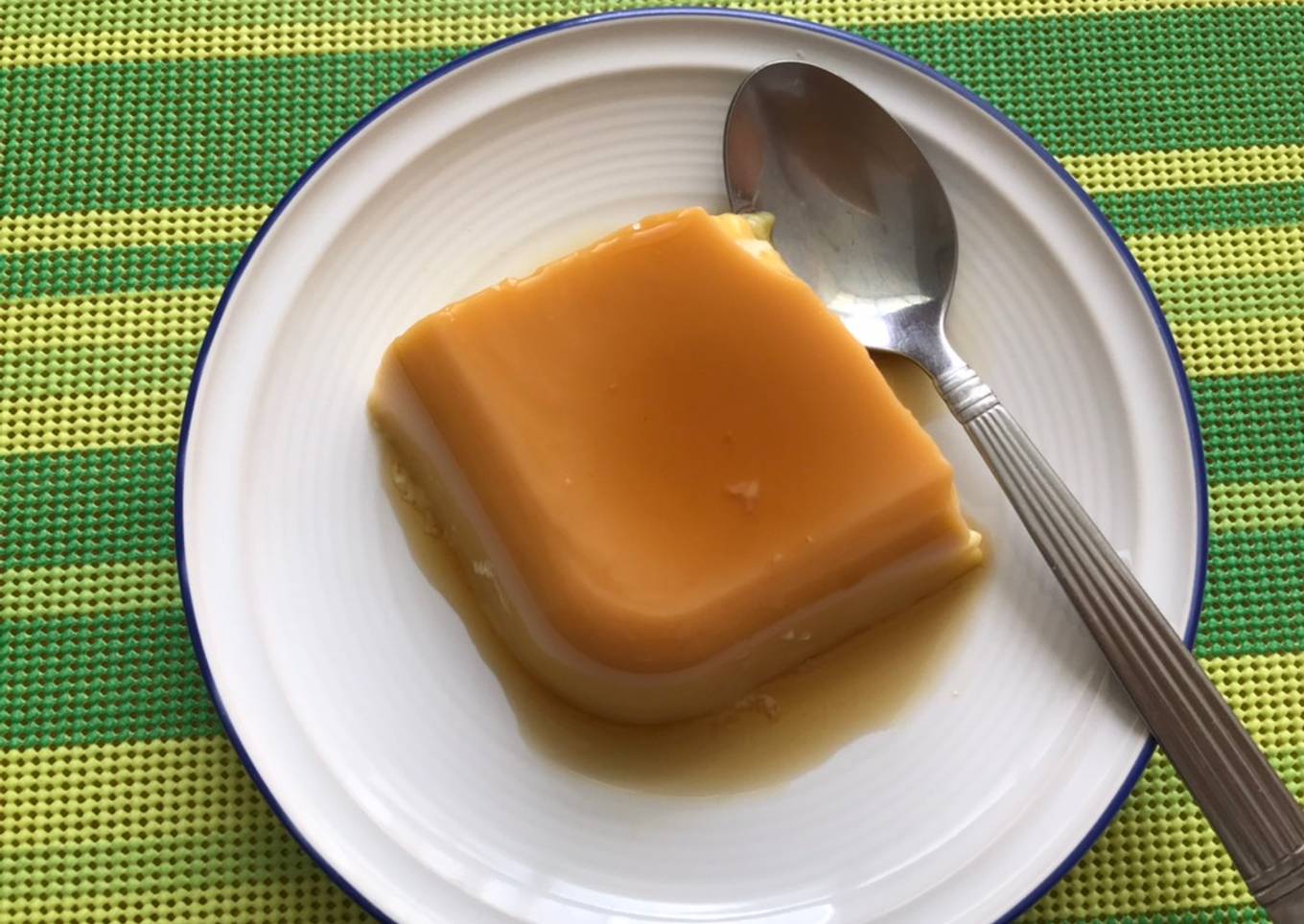 Postre ligero de leche