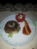 Jowari Roti open sandwich