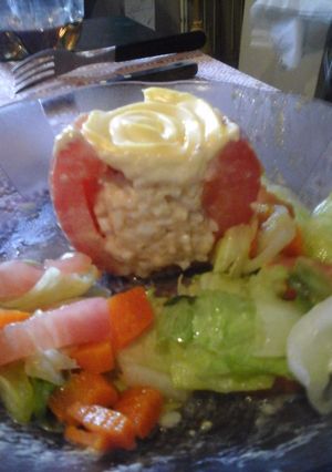 Una foto de Tomates rellenos