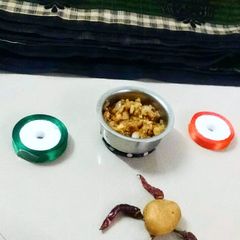A picture of Manipuri aloo kangmet.