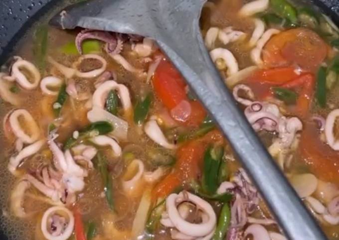 Resep Cumi Pedas Tauco Medan Oleh Febrianty Naibaho Cookpad