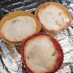 Apple 🍎🍏 pies with coconut flour custard gluten free. airfyer-レシピのメイン写真