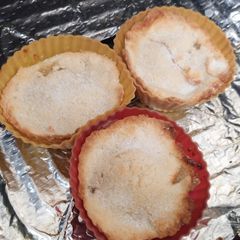 A picture of Apple 🍎🍏 pies with coconut flour custard gluten free. airfyer.