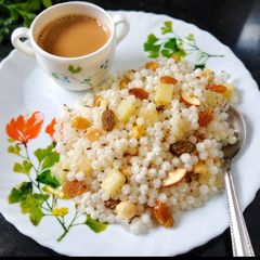 A picture of Crunchy & Fluffy Nutty Sabudana Khichdi (Rainy Day Special).