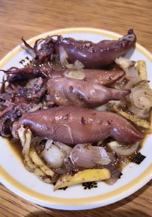 A picture of Sauteed Canned Squid.