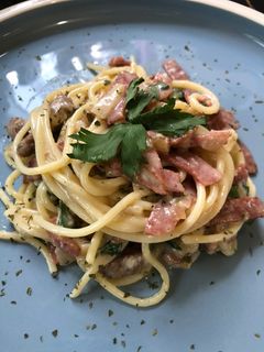 Foto resep Creamy spaghetti carbonara