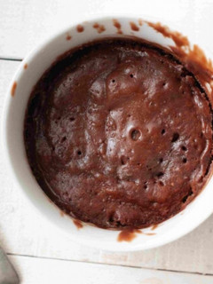 صورة لوصفة كيك بالميكرويف 🥧