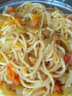 Foto resep Spaghetti/mie tek tek