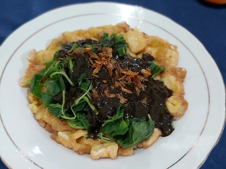 Langkah Gampang Membikin Resep Petis bayam dan tahu telur yang Menggugah Selera Anti Ribet, Lezat