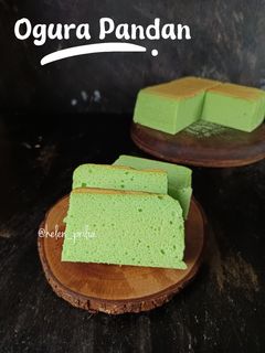 Foto resep Ogura Pandan Cake