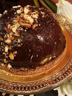 Una foto de Tarta Mousse de Pan con Chocolate